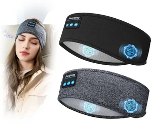 Perytong 2 Pack Sleep Headphones, Sleeping Headphones | Bluetooth Headband with Ultra-Thin HD Stereo Speaker, Wireless Headphone for Sports, Insomnia, Yoga, Air Travel, Meditation Perytong 2 Pack Sleep Headphones, Sleeping Headphones | Bluetooth Headband with Ultra-Thin HD Stereo Speaker, Wireless Headphone for Sports, Insomnia, Yoga, Air Travel, Meditation