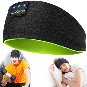 LC-dolida Sleep Headphones Wireless Bluetooth Headband Headphones for Sleeping Music Band Cozy Sleep Mask with Thin HD Stereo Speakers Perfect for Side Sleepers(Black New) LC-dolida Sleep Headphones Wireless Bluetooth Headband Headphones for Sleeping Music Band Cozy Sleep Mask with Thin HD Stereo Speakers Perfect for Side Sleepers(Black New)