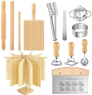 Tioncy 13 Pcs Pasta Making Tool Include Stainless Steel Pasta Drying Rack Tioncy 13 Pcs Pasta Making Tool Include Stainless Steel Pasta Drying Rack