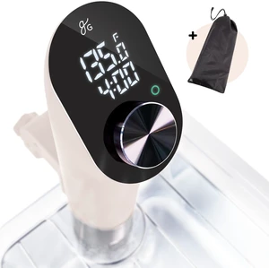 Greater Goods Sous Vide Cooker, 1100W, No App or WiFi Needed (Birch White) Greater Goods Sous Vide Cooker, 1100W, No App or WiFi Needed (Birch White)