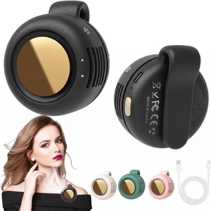 Portable Silent Mini Bladeless Fan Clip On, Small Fan Clip on for Shirt & Waist, Adjustable 3-Speed Suspended Whirlwind Fans, For Outdoor & Travel & Office, Travel Accessories, Gift (Black) Portable Silent Mini Bladeless Fan Clip On, Small Fan Clip on for Shirt & Waist, Adjustable 3-Speed Suspended Whirlwind Fans, For Outdoor & Travel & Office, Travel Accessories, Gift (Black)