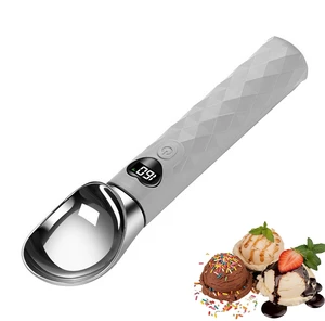 Heated Ice Cream Scooper, 3 Adjustable Heat Settings, 2600mAh Rechargeable Battery, USB-C Fast Charging, Ergonomic Non-Slip Handle, Effortlessly Scoops Hard Ice Cream, Gelato, Sorbet & Frozen Yogurt Heated Ice Cream Scooper, 3 Adjustable Heat Settings, 2600mAh Rechargeable Battery, USB-C Fast Charging, Ergonomic Non-Slip Handle, Effortlessly Scoops Hard Ice Cream, Gelato, Sorbet & Frozen Yogurt