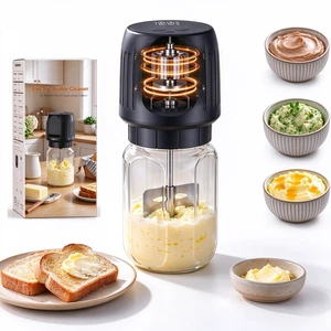 Electric Butter Churn â?? ã?�One Touch Butter Makerã??Black-23.7 Oz Electric Butter Churn â?? ã?�One Touch Butter Makerã??Black-23.7 Oz