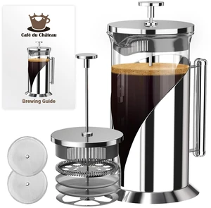 French Press Coffee Maker, 34 oz, Coffee & Tea Pot for Kitchen, Camping French Press Coffee Maker, 34 oz, Coffee & Tea Pot for Kitchen, Camping