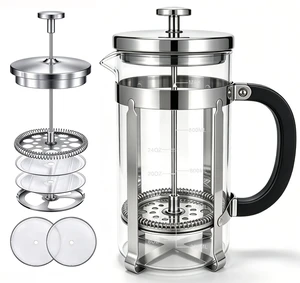 French Press Coffee Maker 27oz, Thickened Glass Coffee French Press French Press Coffee Maker 27oz, Thickened Glass Coffee French Press