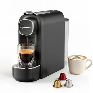 Mini Espresso Capsule Machine-One Cup Coffee Machine Single Serve Coffee Maker,Perfect for Small Space,20.29oz Removable Tank,Black Mini Espresso Capsule Machine-One Cup Coffee Machine Single Serve Coffee Maker,Perfect for Small Space,20.29oz Removable Tank,Black