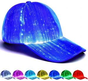 LED Light Up Hat, Glow in The Dark Hat, Party Cap for Men Women LED Light Up Hat, Glow in The Dark Hat, Party Cap for Men Women