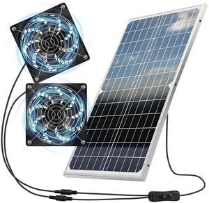 Solar Powered Fan Kit for Chicken Coop Ventilation Solar Powered Fan Kit for Chicken Coop Ventilation
