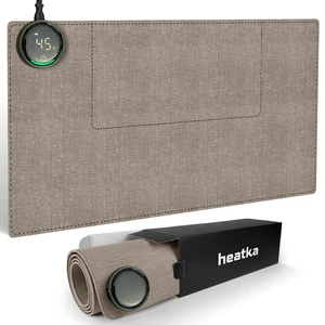 Dual Zone Heated Desk Mat, Large