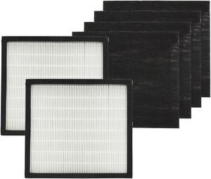 PUREBURG 4-Pack Replacement 3-in1 HEPA Filters Compatible with LEVOIT LV-H128  Air Purifier , Part # LV-H128-RF 