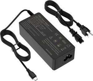 Chromebook Charger 45W 65W - USB C Laptop Charger Fast Charging for  HP     LG Google Chromebook Charger USB-C Computer Laptops Chargers Type C AC Adapter Power Cord - 10ft