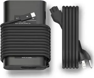 65W 45W USB Type C Laptop Charger for Dell Latitude 5520 5420 7400 7420 7370 5289 5290 7410 5285 7275 XPS 13 9360 9365 9380 9370 9350 LA65NM170 02YK0F 0M1WCF Chromebook 3100 3400 AC Adapter Power Cord