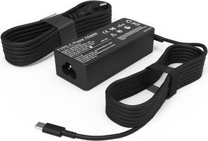 65W 60W USB Type C Charger for Dell Latitude 5420 5520 7420 7430 5430 5530 7410 5320 7320 7530 9430 for Dell Chromebook 3100 3110 2 in 1 XPS/XPS 13 Plus Series LA65NM190 HA65NM190 AC Power Adapter