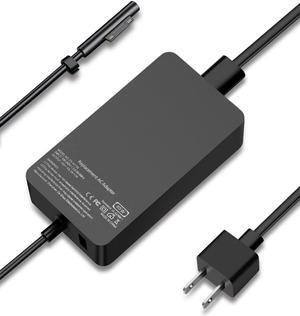 Surface Pro Charger, 65W 15V 4A Power Supply AC Adapter Charger for Microsoft Surface Pro 3/4/5/6/7/8/9/X, Surface Laptop 3/2/1, Surface Book, Surface Go, with 6ft Power Cord
