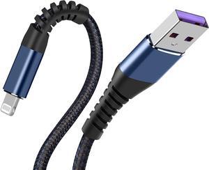 [  Certified 2 Pack ] iPhone Charger 10 ft Lightning Cable Long 10 Foot Cord Fast Charging Cables for  iPhone 12/11/11Pro/11Max/ X/XS/XR/XS Max/8/7/6/5S/SE/iPad Mini Air (Blue)
