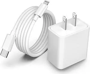 iPhone Fast Charger Cable Fast Charger iPhone 20W PD USB C Wall Charger Type C Power Adapter Lightning Cable Fast Charging Plug Compatible with iPhone14/13 Pro/12/11/XS/Max/XR/X/8 Plus/SE 2022 iPad iPhone Fast Charger Cable Fast Charger iPhone 20W PD USB C Wall Charger Type C Power Adapter Lightning Cable Fast Charging Plug Compatible with iPhone14/13 Pro/12/11/XS/Max/XR/X/8 Plus/SE 2022 iPad
