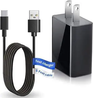 Blu Android Phone Charger, 5V USB C Wall Charger Adapter Fast Charging for Blu View 3, View 2, M8l, M10l, G9, G90 Pro, G91 Max, G91 Pro, G91S, G50 MEGA, G70, VIVO XI Smartphones 5ft Charge Cable Cord Blu Android Phone Charger, 5V USB C Wall Charger Adapter Fast Charging for Blu View 3, View 2, M8l, M10l, G9, G90 Pro, G91 Max, G91 Pro, G91S, G50 MEGA, G70, VIVO XI Smartphones 5ft Charge Cable Cord
