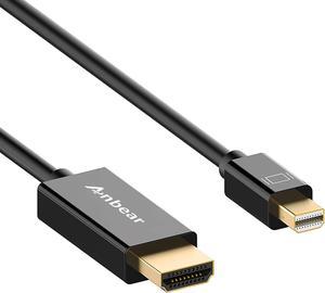 Mini DisplayPort to HDMI 6 FT Gold Plated Mini Display Port(ThunderboltTM Port ) to HDMI HDTV Male to Male Adapter Compatible for Mac Book MacBook air iMac and More