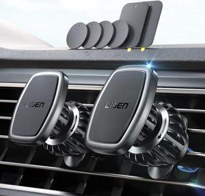 2 Pack Magnet for Phone Car Mount Magnetic Phone Holder for Your Car Vent 6 Military Magnets Vent Cell Phone Holder Mount for Car Plate Fit All iPhone 15/14/13 Pro Max Plus  S24