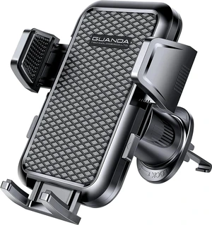 Car Phone Mount, GUANDA Upgraded Universal Phone Holder for Car Air Vent, 360° Rotation Phone Stand Cradle with Super Stable Hook Clip - Compatible with All Mobile Phones (Air Vent - Black) Car Phone Mount, GUANDA Upgraded Universal Phone Holder for Car Air Vent, 360° Rotation Phone Stand Cradle with Super Stable Hook Clip - Compatible with All Mobile Phones (Air Vent - Black)
