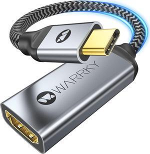 USB C to HDMI Adapter 4K [Anti-Interference Gold-Plated Connector] Type C to HDMI Adapter Thunderbolt 3/4 Compatible with Apple iPad Pro/Air MacBook Pro/Air iMac  Galaxy Surface