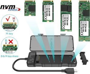 ineo M.2 NVMe (PCIe) SSD Tool-Free Enclosure to USB 3.2 Gen 2 Type C [C2575 M2 NVMe]