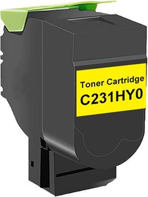 ABTOCAR TonerSave Remanufactured Yellow Toner  C2325 C2425 C2535 MC2325 MC2425 MC2535 MC2640, (1-Pack, C231HY0)