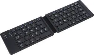 PUSOKEI Foldable Keyboard, Folding Keyboard Portable Keyboard Foldable Keyboard BT3.0 Fast Typing Silent 120mAh Battery Compact Size Wide Compatibility Mini Wireless Keyboard(Black) PUSOKEI Foldable Keyboard, Folding Keyboard Portable Keyboard Foldable Keyboard BT3.0 Fast Typing Silent 120mAh Battery Compact Size Wide Compatibility Mini Wireless Keyboard(Black)