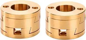 2-Pack Oldham Coupling Couplers Compatible with BLV and Other 3D Printer Z axis T8 Lead Screw Hotbed (Oldham Coupling), Welcome to consult