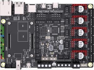 Manta M5P V1.0 32Bit Control Board Support 5 Axis TMC2209 TMC2208 Stepper Drivers Compatible with CB1/CB2/CM4 to running Klipper for Ender 3/Voron V0, CoreXY, I3 3D Printer DIY Motherboard