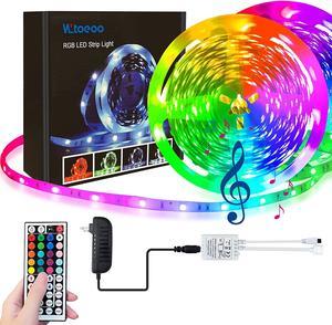 100ft LED Strip Lights, Maylit Ultra Long Music Sync Timing LED Lights for  Bedroom, Kitchen, Bar, Ceiling, Dorm Room Decor with APP and Remote  Control, RGB Color Changing LED Light Strips 