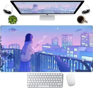 Purple Anime Kawaii Desk Mat Mousepad Cute Cat XXL Large Gaming Japanese Girly Aesthetic Mouse Pad Tokyo Street Desk Mat 31.5x15.75 in Girl Gamer Desktop Mat Computer Laptop Keyboard Mouse Mat Purple Anime Kawaii Desk Mat Mousepad Cute Cat XXL Large Gaming Japanese Girly Aesthetic Mouse Pad Tokyo Street Desk Mat 31.5x15.75 in Girl Gamer Desktop Mat Computer Laptop Keyboard Mouse Mat