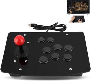  8BitDo Retro Arcade Fight Stick 8 Way Joystick with 2 Dedicated  Macro Buttons and Turbo Function for Switch and PC Windows, Support  Wireless Bluetooth, 2.4G Receiver and Wired USB-C Cable Connection 