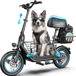 GYROOR C1Plus Electric Scooter with Seat for Adults, 14" Foldable Commuter Scooter, 600W Motor, Up to 25 Miles & 18.6MPH, Dual Shock Absorbers, Rear Pet Basket, UL2272 Certified, Supports 265 LBS GYROOR C1Plus Electric Scooter with Seat for Adults, 14" Foldable Commuter Scooter, 600W Motor, Up to 25 Miles & 18.6MPH, Dual Shock Absorbers, Rear Pet Basket, UL2272 Certified, Supports 265 LBS