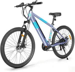 GYROOR 26 in. Adult Electric Mountain Bike, 350W Motor 20 MPH, 36V Removable Battery, Shimano 7-Speed, UL2849 Certified City & Light Off-Road E-Bicycle with Security Lock GYROOR 26 in. Adult Electric Mountain Bike, 350W Motor 20 MPH, 36V Removable Battery, Shimano 7-Speed, UL2849 Certified City & Light Off-Road E-Bicycle with Security Lock