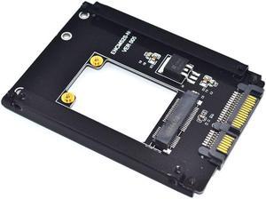 Weastlinks mSATA to SATA Adapter Mini SATA SSD to 2.5 inch SATA III 22-Pin Converter Card for Windows 8 7 XP Mac