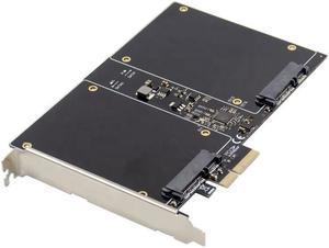 Weastlinks PCIE PCI-E To 2.5 inch SATA3.0 RAID controller card SSD HDD 88SE9230 chipset 2 port Sata 3.0 to pcie raid card 6gbps Gen 3