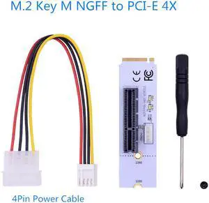 Weastlinks NGFF M.2 Key M to PCI-E 1X 4X 8X 16X Riser Card ETH ETC Graphics Card Mining Slot Adapter with LED For BTC LTC Miner Machine