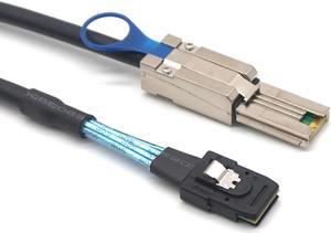 Weastlinks External Mini SAS 26pin (SFF-8088) Male to Internal Mini SAS 36pin (SFF-8087) Male Cable