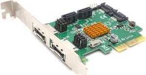 Weastlinks PCI-E to 4 Port Internal SATA 3.0 Raid Controller Card with 2 Port External eSATA EST11B