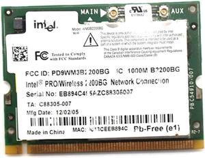 Weastlinks Intel Pro/Wireless 2200BG 802.11B/G Mini PCI Network Card WIFI for Toshiba Dell