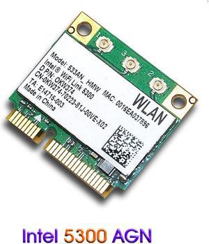 Weastlinks Dual band Wireless Intel 5300 533AN_HMW 2.4Ghz 5Ghz 300M/450Mbps 802.11 a/g/n Mini PCI-E Half Wlan Wifi Card
