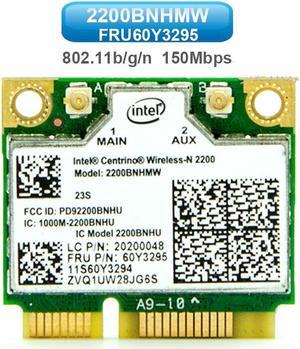 Weastlinks mini PCI-E WIFI card For Intel Wireless-N 2200 2200BNHMW FRU 60Y3295 For Lenovo T430 T530 X230T W530 wireless Network Card