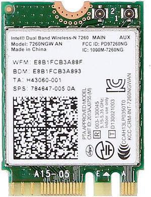 Weastlinks Dual Band Wireless-N For Intel 7260NGW AN 7260 NGFF Wifi Bluetooth 4.0 Mini Wlan Card Support HP/Asus/Acer/Dell/Toshiba Laptop
