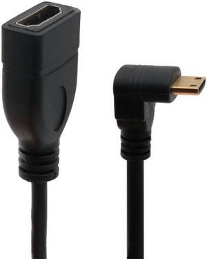 Weastlinks Right Left Up Down angle 90 Degree Mini HDMI Male to HDMI Female Converter Adapter Cable Converter Adapter HDTV Connector