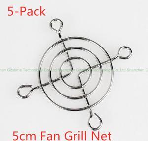 Weastlinks 2PCS DC 5V 12V 24V USB Fan 5cm 5mm 5010 50x50x10mm Ultrathin Brushless Axial Cooling Fan 5010 Fan XH2.54 USB Fan Grill Net