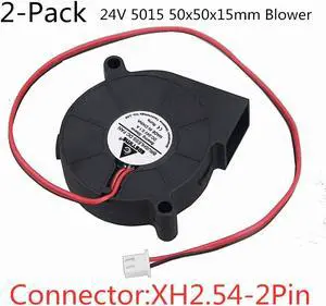 Weastlinks 2PCS 5015 DC Blower Fan 5V 12V 24V 50x50x15mm Brushless Blower Fan Humidifier accessories Turbo Fan 50MM Cooling Blower Fan
