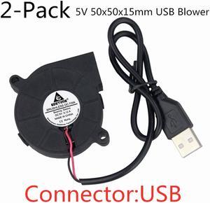 Weastlinks 2PCS 5015 DC Blower Fan 5V 12V 24V 50x50x15mm Brushless Blower Fan Humidifier accessories Turbo Fan 50MM Cooling Blower Fan