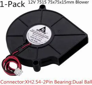 Weastlinks 2PCS 7515 DC Blower Fan 5V 12V 24V 75x75x15mm Brushless Blower Fan Turbo Fan Dual Ball 75MM Cooling Blower Fan