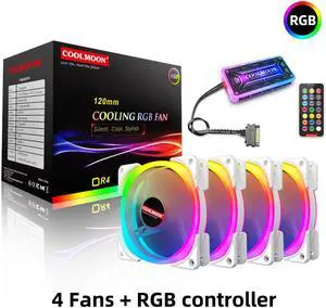 Weastlinks 120mm PC Computer Case Fan Cooling Cooler Adjustable RGB Led 12V Mute Ventilador 6PIN ARGB Fans Speed